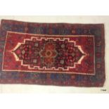 An Iranian Carpet Red/White/Green/Blue 200 x 119 cm