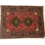 An Iranian Rug Red/Pink 137 x 104 cm