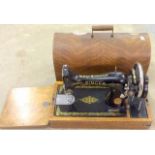 A singer sewing machine