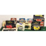 A mixed box of Die cast cars to include matchbox