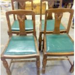 4 x drop in seat dining chairs