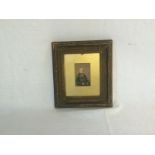 A Miniature Painting of Victorian Gent 20 x 22