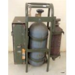 British Army man portable gas cutting/welding including head, goggles