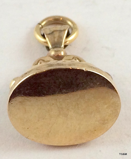9ct Gold fob seal