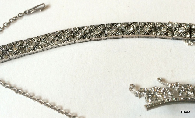 A quantity of silver and marcasite jewellery - Image 7 of 7