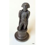 A bronze seal in the form of Napoleon