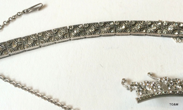 A quantity of silver and marcasite jewellery - Image 6 of 7