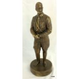 A bronze Hitler statue