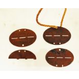 A quantity of WW1 Imperial German army identity tags