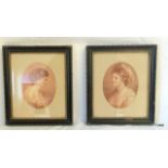 A Pair of Lithographs Entitled "Humility & Adoration" After Angelica Hauffman