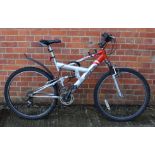 A Gents "Baracuda" MTB, 18 Speed with Full Suspension.