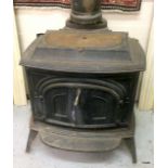 A cast iron Vigilant log burner. 80 x 74 x 64cm