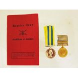 A Regular Army certificate of service book to 14469766 RL Chiverell of the Royal Electrical &