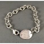 Genuine Tiffany silver medical bracelet Return to New York