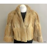 A genuine fur jacket.