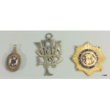 3 Masonic badges