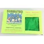 A Subbuteo table soccer game complete