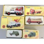 3 c Die cast Corgi cars to include BRS Scammell Contractor Wrecker 17901, BRS 4 wheel platform lorry