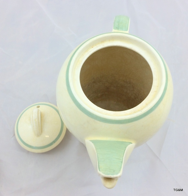 A Suzie Cooper Burslem 4 place tea set - Image 7 of 9