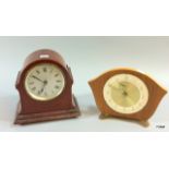 2 x small clocks