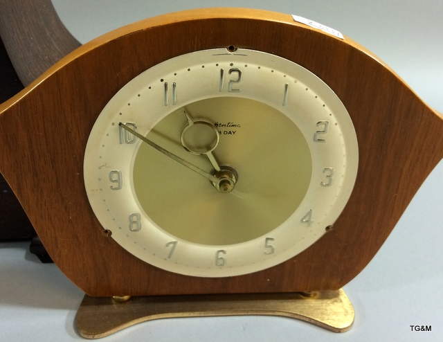 2 small 1970s' style mantle clocks - Image 4 of 4