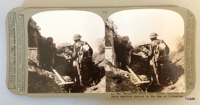 16 WW1 Stereo Viewer Slides with a viewer - Image 7 of 7