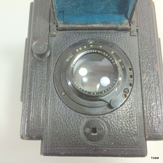 A plate camera with plates with Zeiss Triotar lens - Image 7 of 9