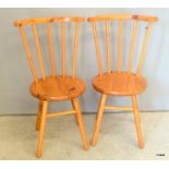 2 Pine chairs