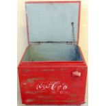 A Coco Cola cold box
