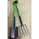 Digging fork and spade