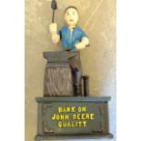 A John Deere money box