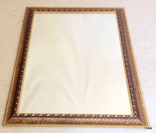 A gilt frame mirror h104 x w74