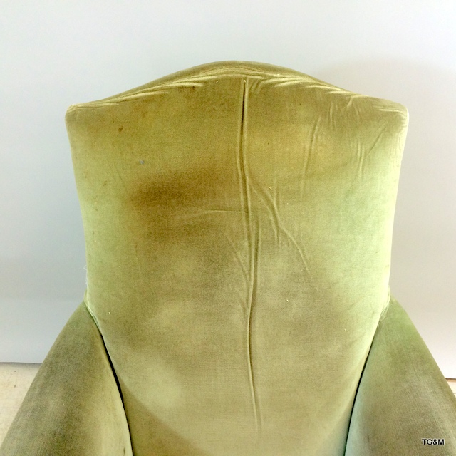 A Parker knoll high backed armchair needs recovering - Image 3 of 6