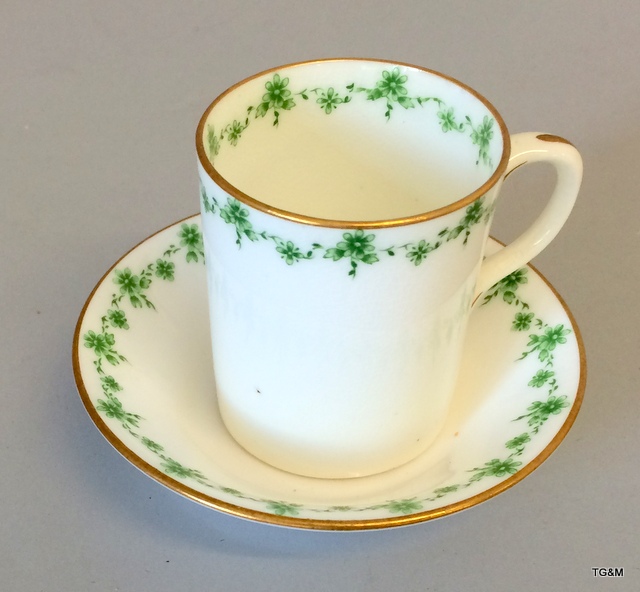 Collection of assorted coffee cans and saucers to include Royal Worcester Copeland and Carlton ware - Image 3 of 5