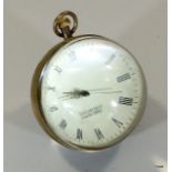 Brass desk ball clock