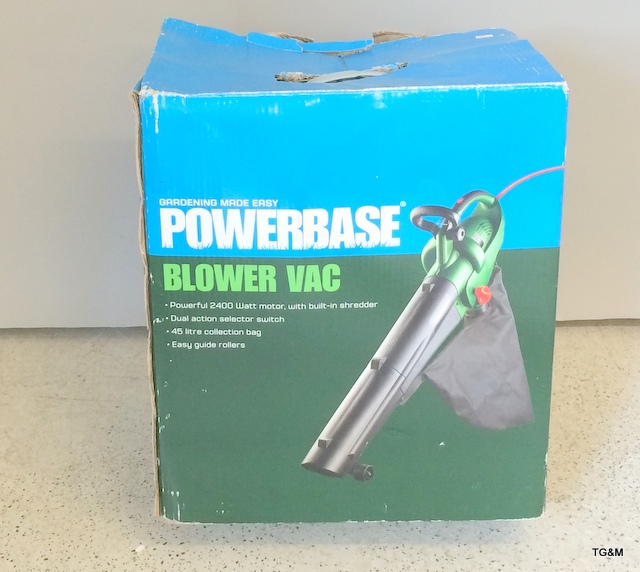 Power base leaf blower black and decker work mate and 4 garden collapsible chairs - Image 4 of 6