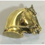 Brass vesta case in the shape of a horse