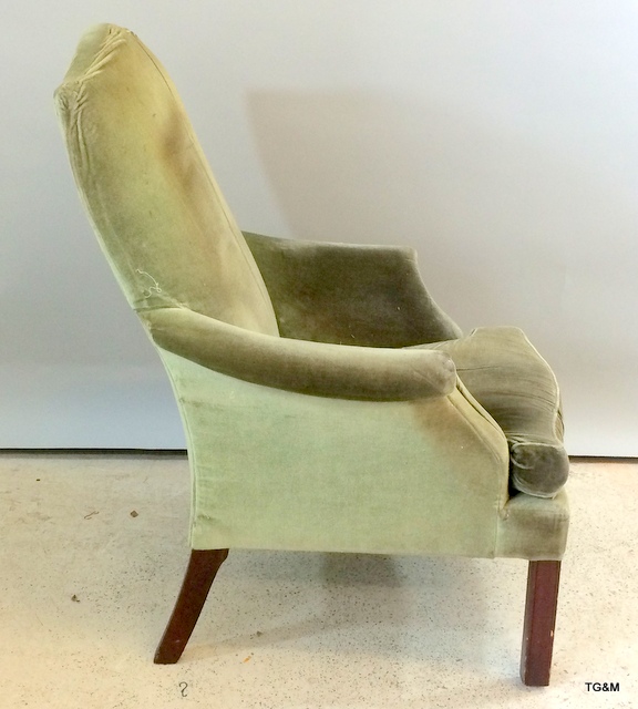 A Parker knoll high backed armchair needs recovering - Image 5 of 6