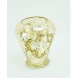 Fritz Heckert enamel & gilt decorated vase C1900. 14cm tall.