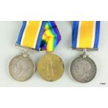 A WW1 medal pair named to 85115 Gunner EH Evans of the Royal Artillery and an associated British War