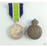 A British South Africa Colonial Police Long Service Medal named to 10457 AF. CONST. KUFA. B.S.A.