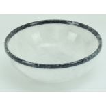 Italian marble fruit bowl. 20cm diameter