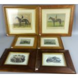 6 early Horse & Hound prints from 1826 onwards