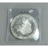 American silver dollar copy 1 troy oz pure silver coin