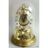 Brass cased celebration clock by Schaltz