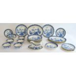 Booth Old Willow Pattern dinner & steak ware