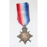 A 1914 Mons Star named to 21225 Gunner CH Robbins of the Royal Field Artillery