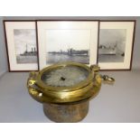 Port Hole from HMS Blackwater and photos of the ship.