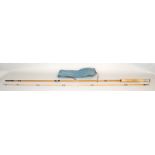 Horton Evans ltd "Vibrofly" 2pce split cane fly rod with case