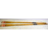 Pair of rowing oars